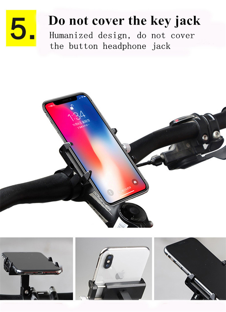 GUB-PRO1-Metal-Anti-slip-Shock-proof-Bicycle-Bike-Motorcycle-Handlebar-Phone-Holder-Stand-for-1289213-6