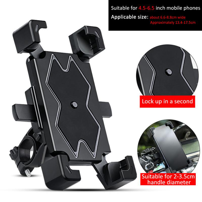 Wheel-Up-CT01-360deg-Rotation-Mechanical-Lock-Motorcycle-Bicycle-Handlebar-Mobile-Phone-Holder-Stand-1697149-4