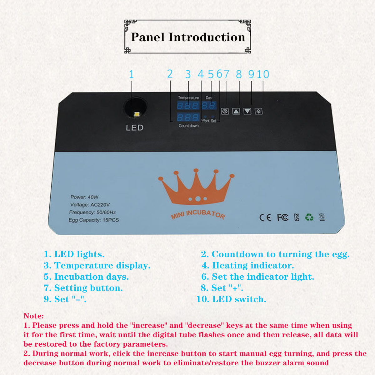 40W-LED-Light-15PCS-Eggs-Chicken-Automatic-Incubator-Hatche-Turning-Temperature-Control-1785575-5