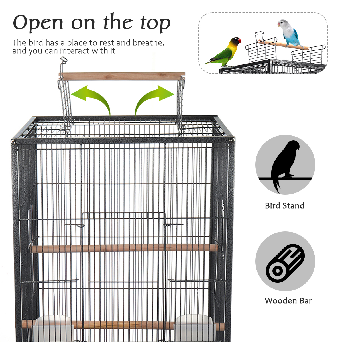 Bird-Cage-456x456x86cm-for-Cockatiels-African-Grey-Quaker-Sun-Parakeets-Green-Cheek-Conures-Pigeons--1957234-5