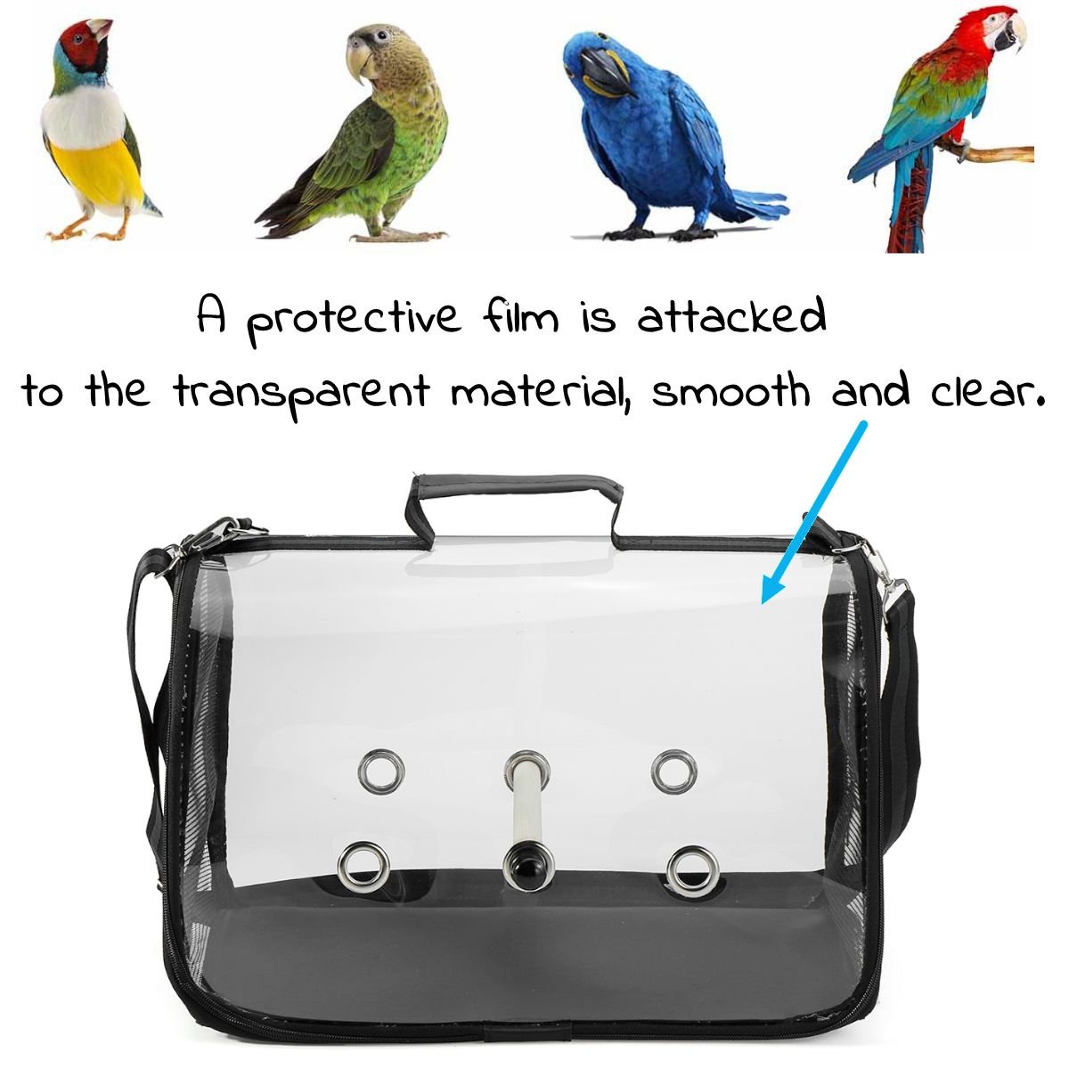 Outdoor-Bird-Shoulder-Bags-Portable-Parrot-Carry-Cage-Pet-Breathable-Space-Pet-Carrier-Bag-1631543-2