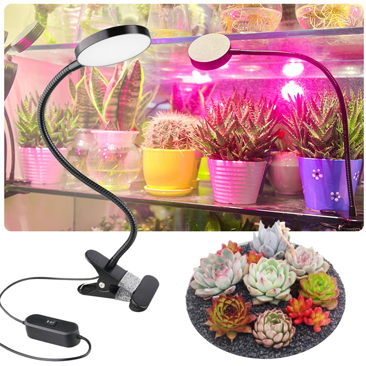 Clip-Plant-Fill-Light-LED-Grow-Light-Fleshy-Planting-Double-Head-Timing-With-Clips-Like-Sun-1388863-9