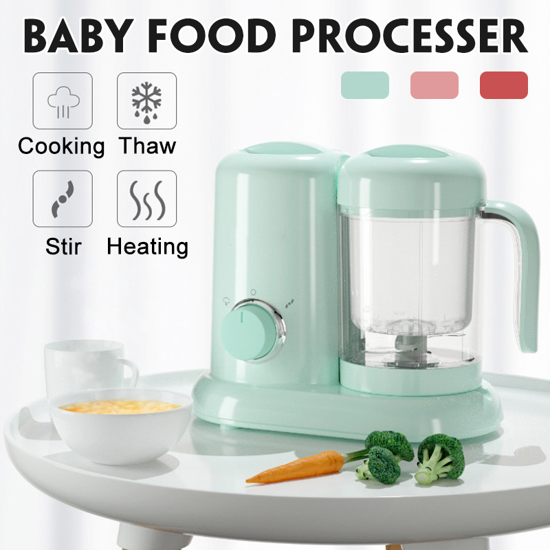 Pink-Green-Red-Baby-Food-Supplement-Cooking-Mixing-Machine-Baby-Food-Processer-1707350-2