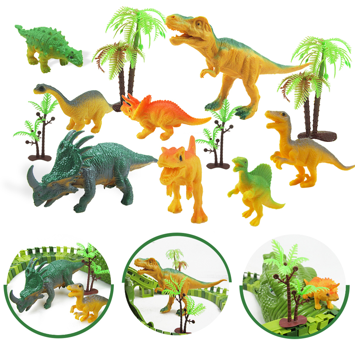 153Pcs-Dinosaur-Railway-Car-Track-Racing-Track-Toys-Set-Bend-Flexible-Race-Track-Flash-Light-Car-Edu-1692142-8