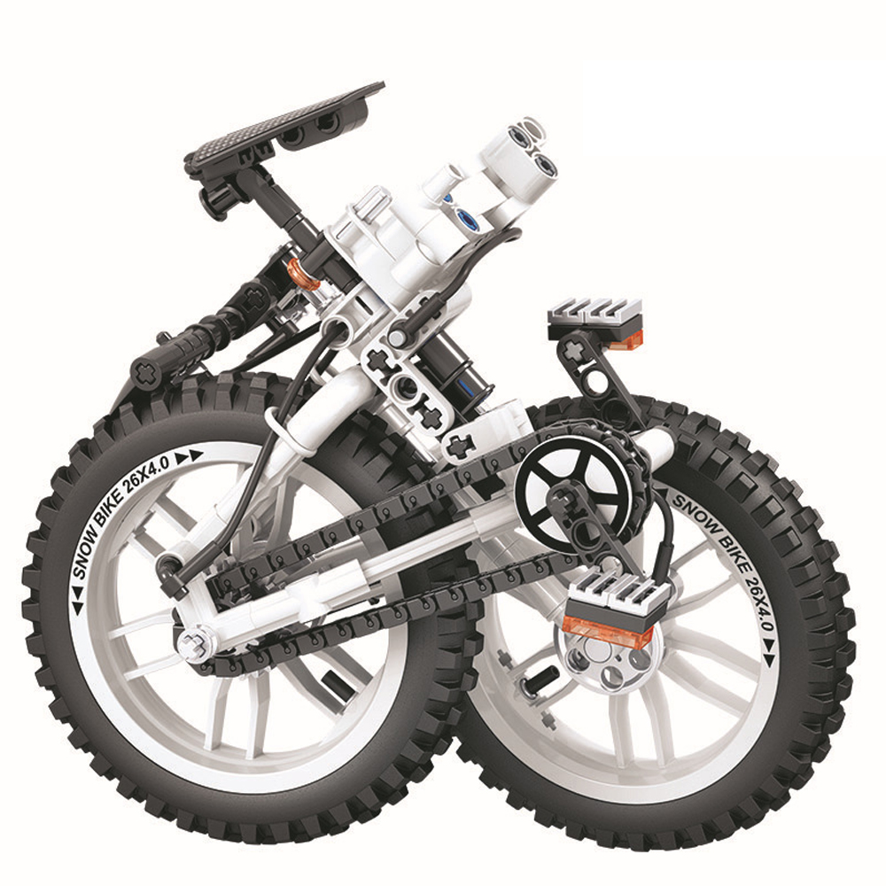 242-Pcs-16-7072-3D-Folding-Bike-Model-DIY-Hand-assembled-Mechanical-Technology-Blocks-Educational-To-1705534-5