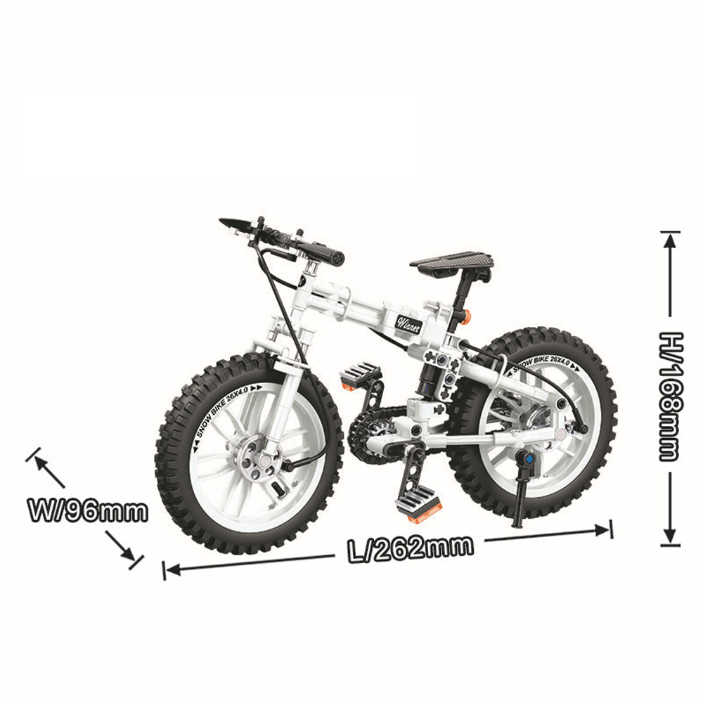 242-Pcs-16-7072-3D-Folding-Bike-Model-DIY-Hand-assembled-Mechanical-Technology-Blocks-Educational-To-1705534-7