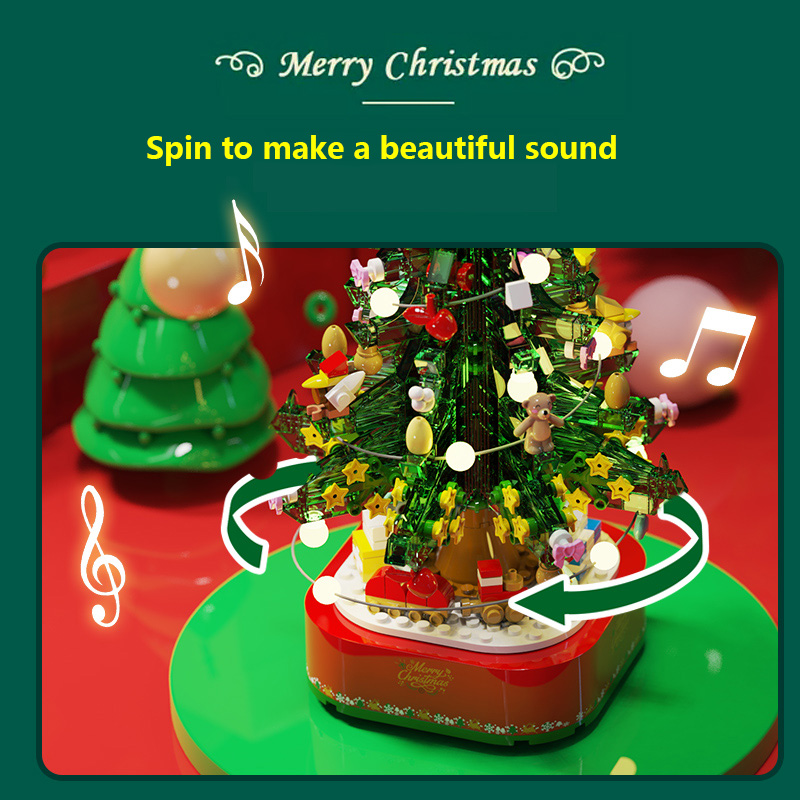 486-Pcs-Sembo-601097-Blocks-Christmas-Tree-Rotary-Music-Box-Building-Blocks-Model-Merry-Christmas-To-1903413-2