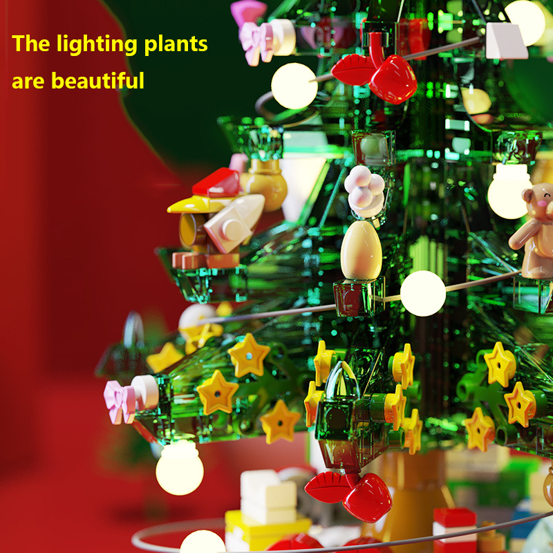 486-Pcs-Sembo-601097-Blocks-Christmas-Tree-Rotary-Music-Box-Building-Blocks-Model-Merry-Christmas-To-1903413-3