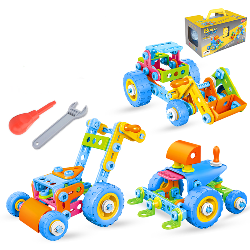 Childrens-Educational-STEM-Science-And-Education-Soft-Rubber-Building-Block-Assembly-Engineering-Veh-1902707-6