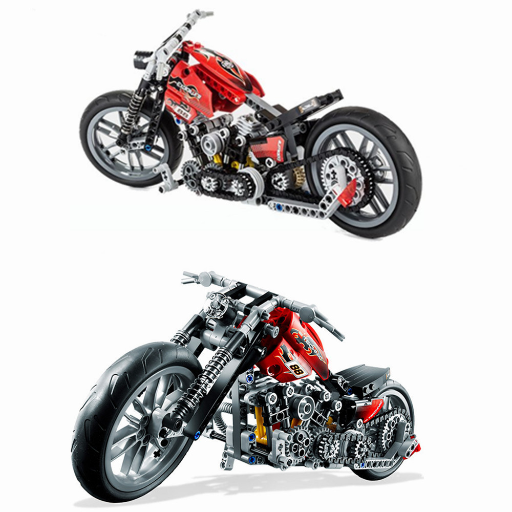 Decool-3354-Exploiture-Speed-Racing-Motorcycle-With-Box-Building-Blocks-Toys-Model-374pcs-Bricks-1332363-1