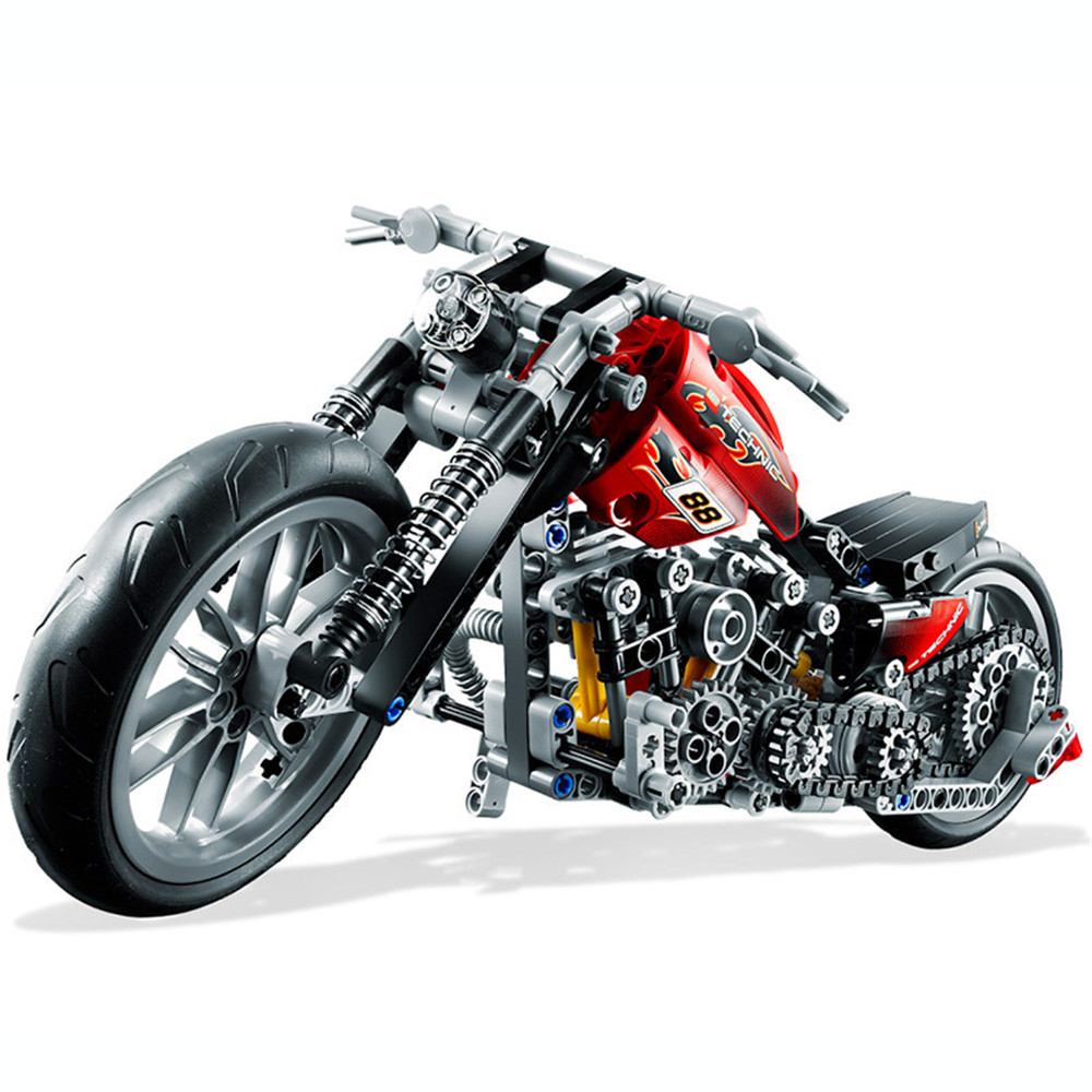Decool-3354-Exploiture-Speed-Racing-Motorcycle-With-Box-Building-Blocks-Toys-Model-374pcs-Bricks-1332363-4