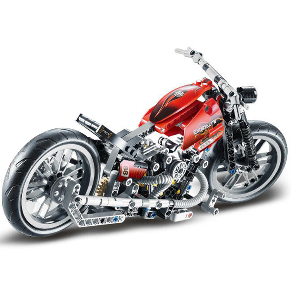 Decool-3354-Exploiture-Speed-Racing-Motorcycle-With-Box-Building-Blocks-Toys-Model-374pcs-Bricks-1332363-5