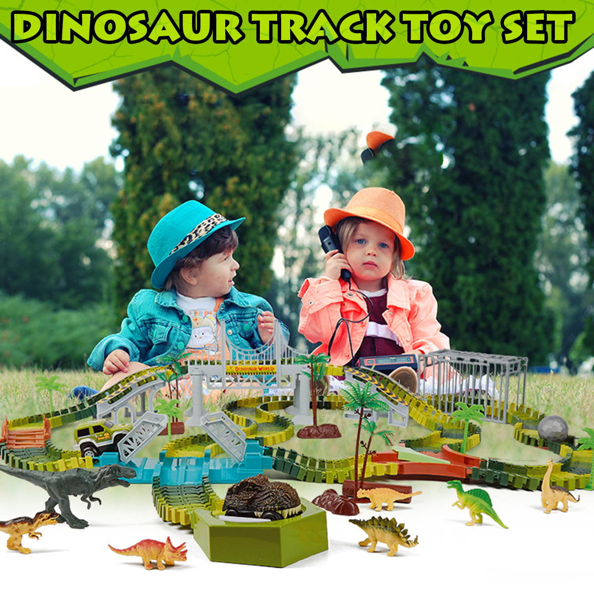 Dinosaur-World-Flexible-Racing-Car-Track-Toys-Construction-Play-Game-Educational-Set-Toy-for-Kids-Gi-1693947-2