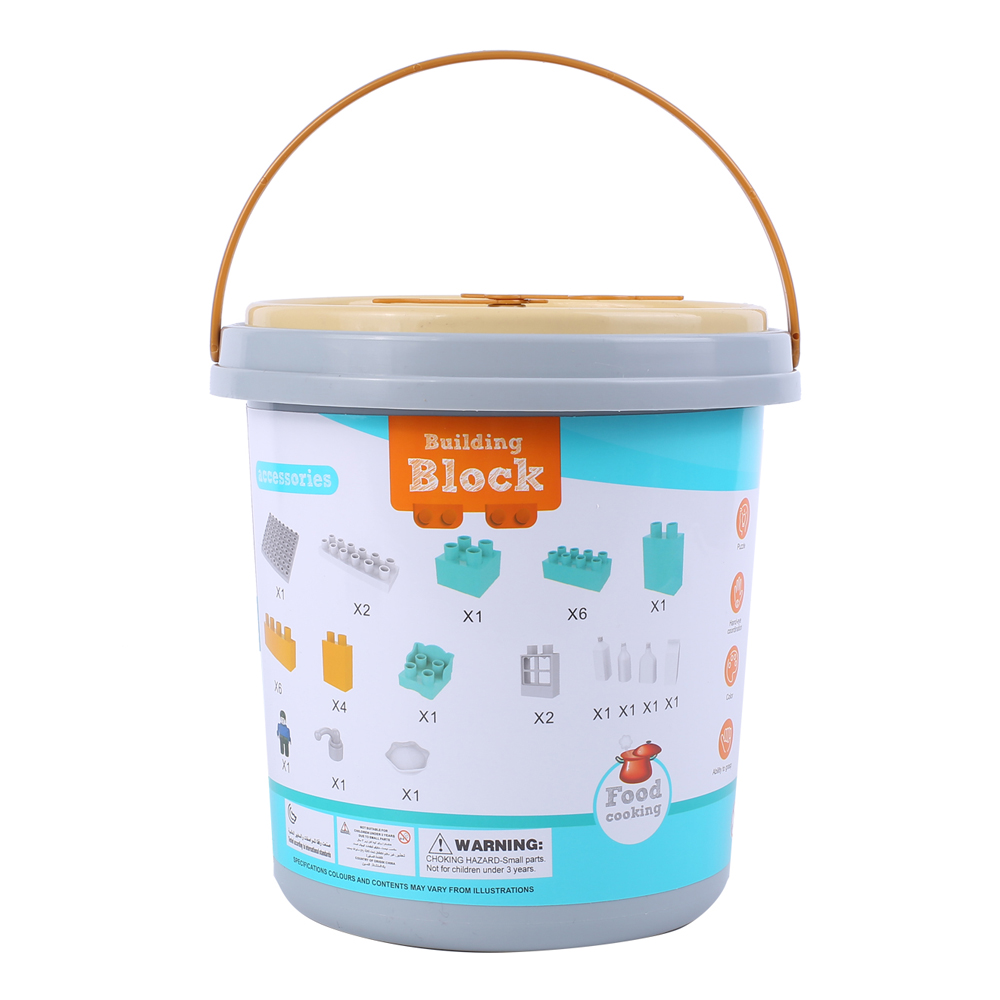 Goldkids-HJ-35001A-31PCS-Kitchen-Series-Clock-Bucket-DIY-Assembly-Blocks-Toys-for-Children-Gift-1664682-2