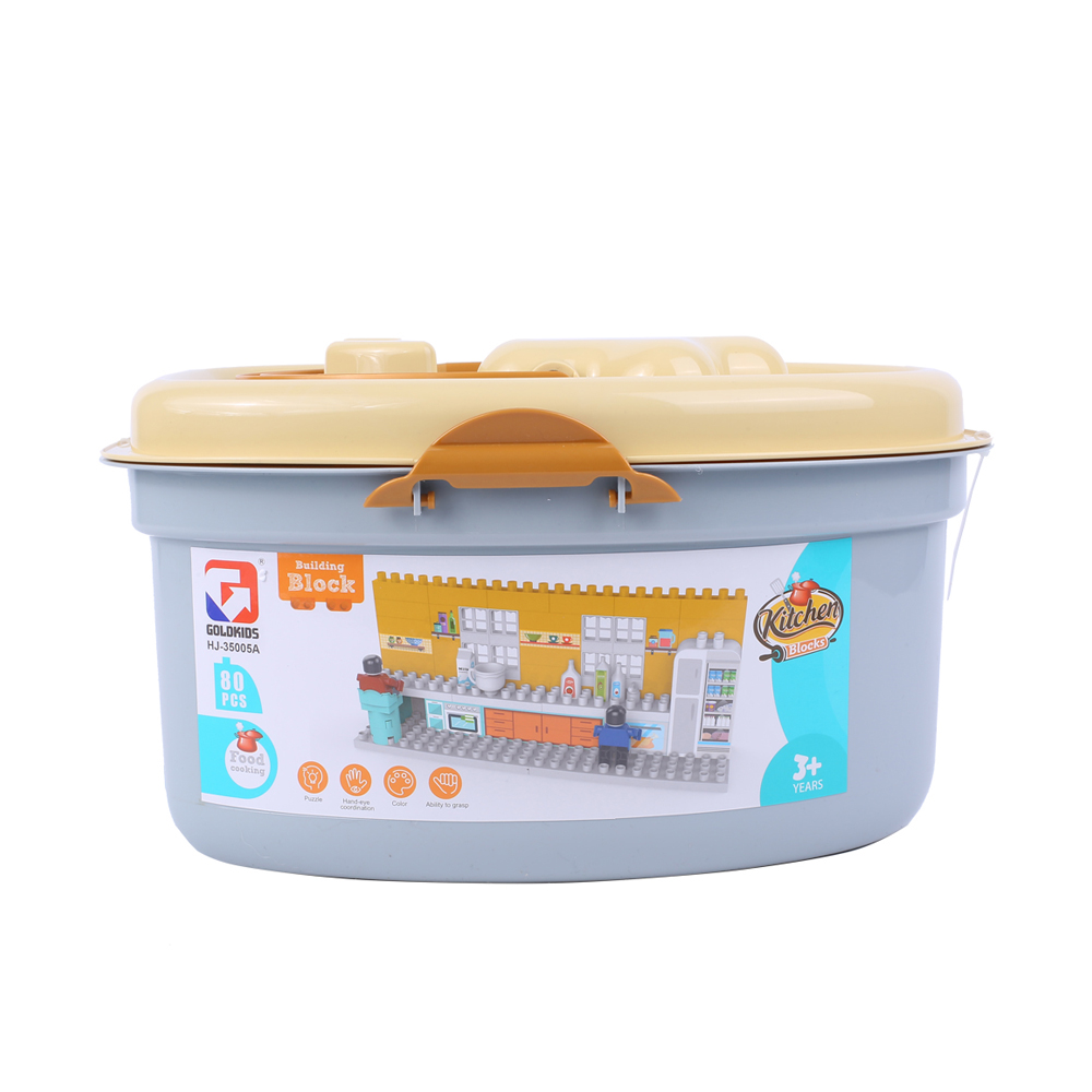 Goldkids-HJ-35005A-80PCS-Kitchen-Series-Pentagram-Bucket-DIY-Assembly-Blocks-Toys-for-Children-Gift-1664677-1