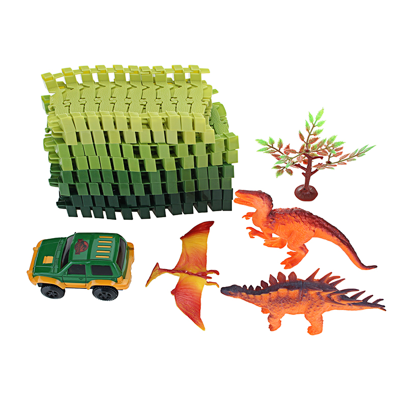 Over-100PCS-DIY-Assembling-Building-Dinosaur-Track-Electric-Car-Orbit-Series-Kids-Christmas-Gift-Toy-1235810-3