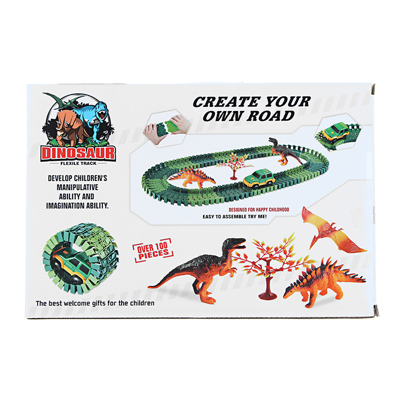 Over-100PCS-DIY-Assembling-Building-Dinosaur-Track-Electric-Car-Orbit-Series-Kids-Christmas-Gift-Toy-1235810-7