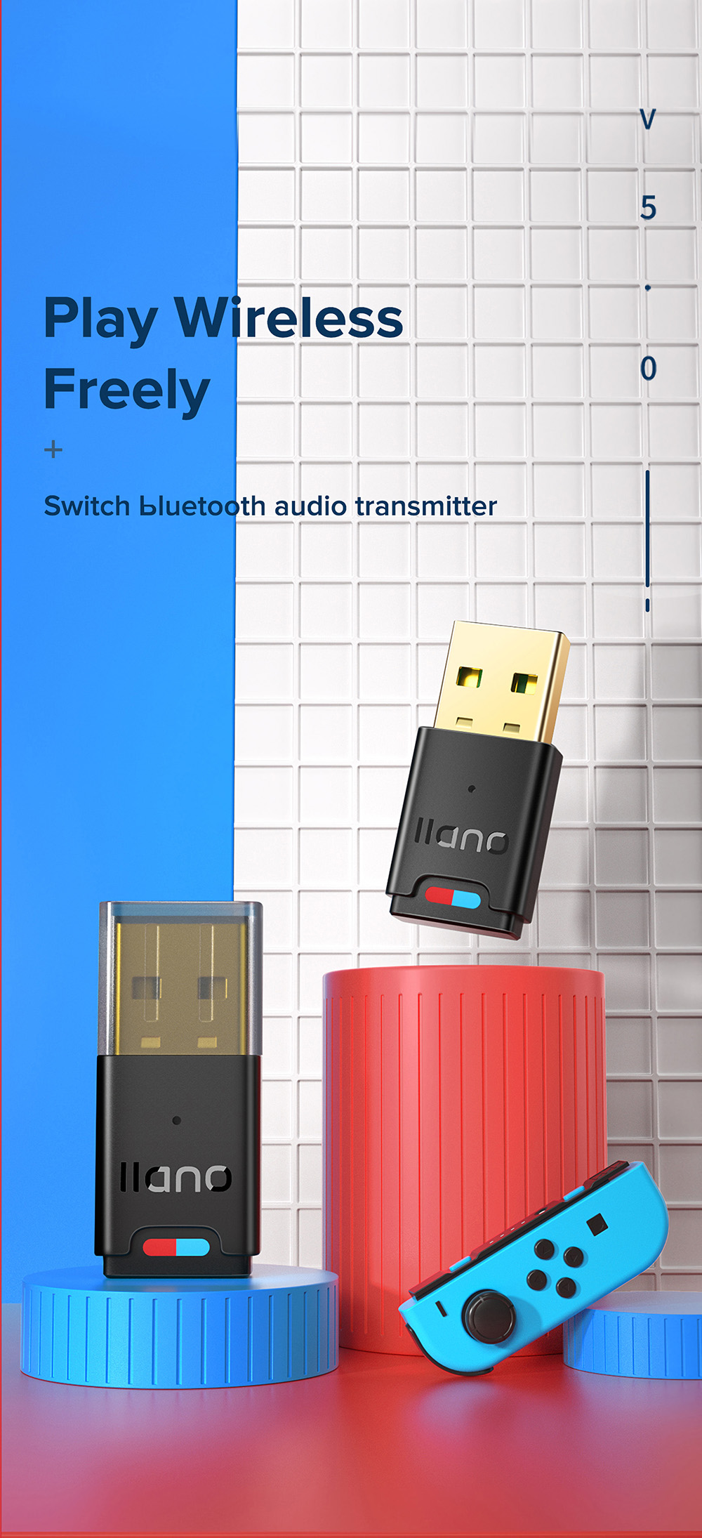 LLANO-USB-bluetooth-50-Wireless-Transmitter-35mm-Audio-Adapter-for-Wireless-Headset-Audio-LCB2050B-1891268-1