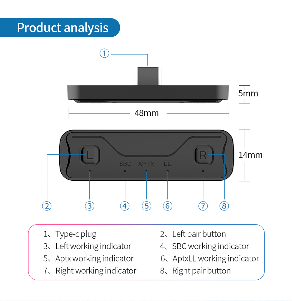 Type-C-50-bluetooth-Audio-Transmitter-One-to-Two-bluetooth-Adapter-with-USB-Adapter-For-PS4-Computer-1909949-2