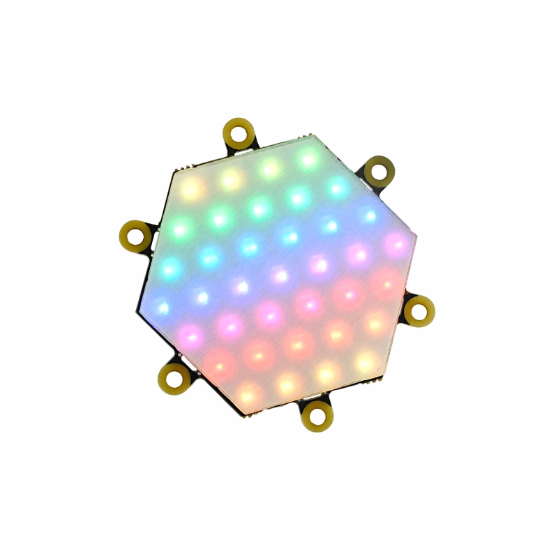 M5Stack-NeoHEX-Hexagonal-RGB-LED-Light-Board-WS2812C-2020-V1-37-Lamp-Beads-1966253-2