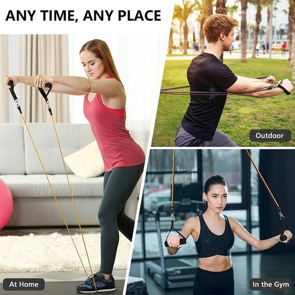 11pcs-Resistance-Bands-Elastic-Rope-Weight-Losing-Fitness-Exercise-Tools-1680169-2