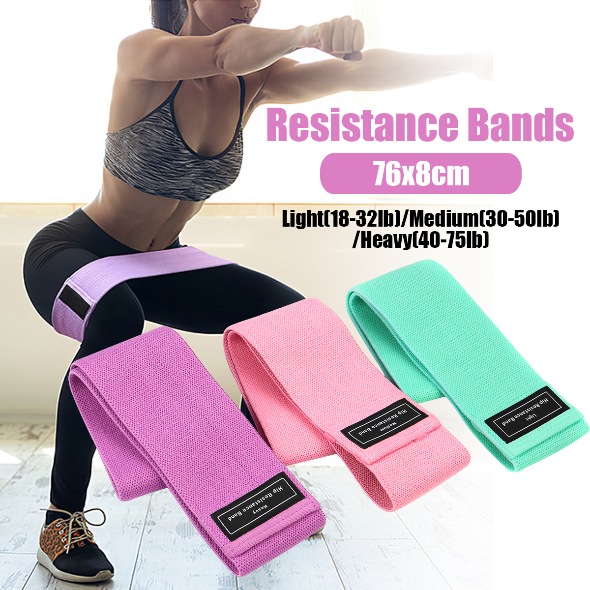 13Pcs-Resistance-Bands-Yoga-Leg-Booty-Strength-Exercise-Fitness-Loop-1678688-1