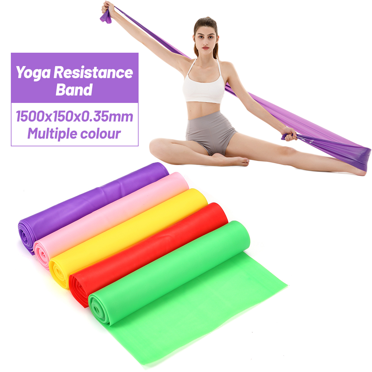 15m-Elastic-Yoga-Pilates-Stretch-Resistance-Bands-Strap-Exercise-Home-Workout-GYM-035mm-Thickness-1673779-1