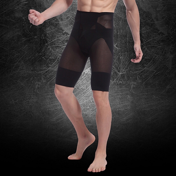 Men-Nylon-Compression-Seamless-Ultra-Thin-Leggings-Underwear-Shapewear-1060041-1