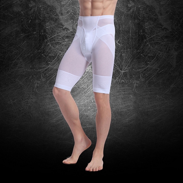Men-Nylon-Compression-Seamless-Ultra-Thin-Leggings-Underwear-Shapewear-1060041-4