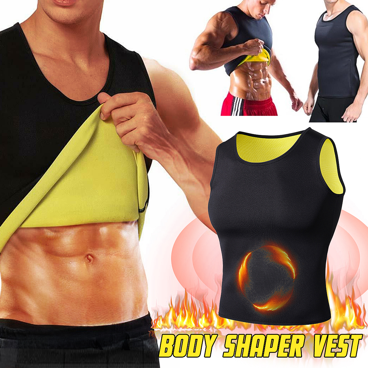 Mens-Neoprene-Body-Shaper-Slimming-Sweat-Trainer-Yoga-Gym-Cincher-Vest-1456107-1