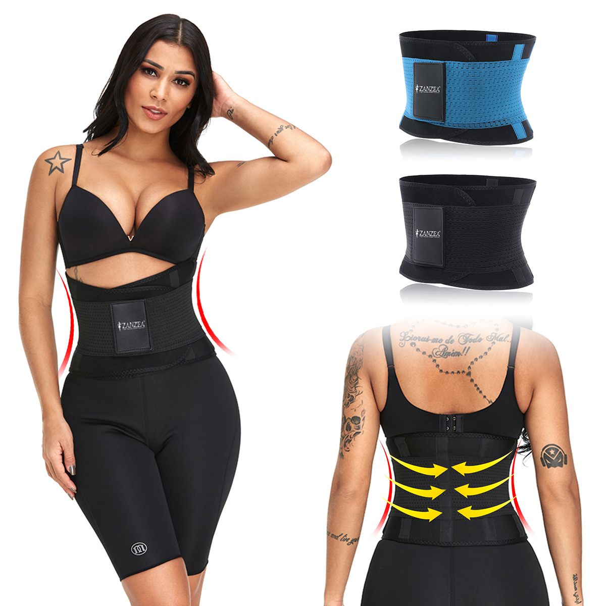 Neoprene-Adjustable-Waist-Trainer-Belt-Cincher-Sports-Burn-Fat-Abdomen-Slimming-Shaper-Unisex-1452368-1