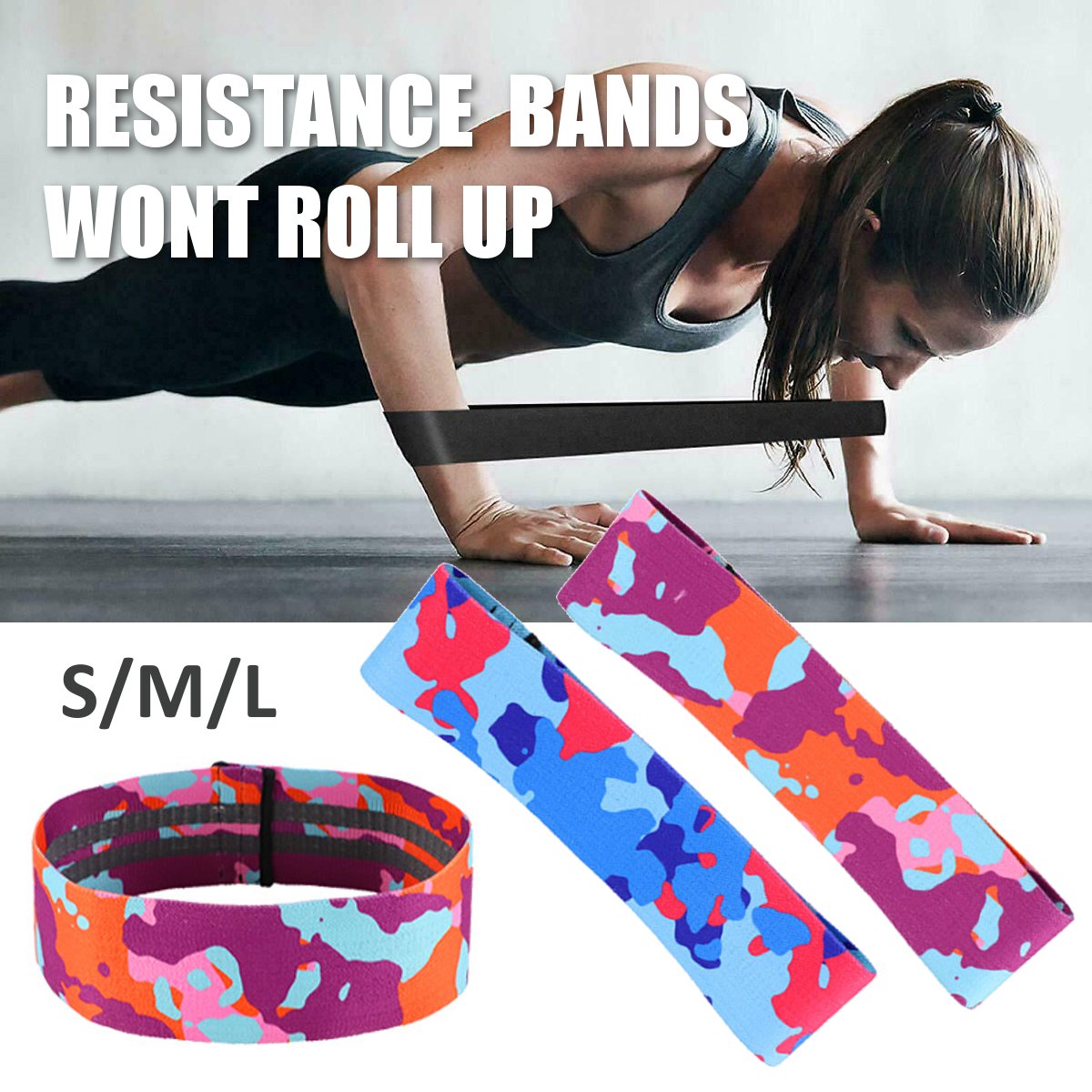 Polyester-Cotton-Resistance-Bands-Hip-Circle-Fitness-Exercise-Anti-slip-Strap-1667787-2