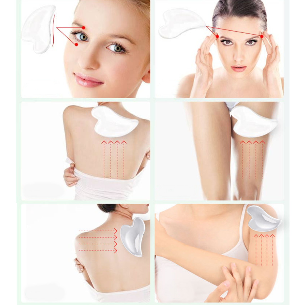 Resin-Clear-Guasha-Massager-Gua-Sha-Scraping-Board-Neck-Facial-Body-SPA-Tool-Beauty-Machine-1397607-4