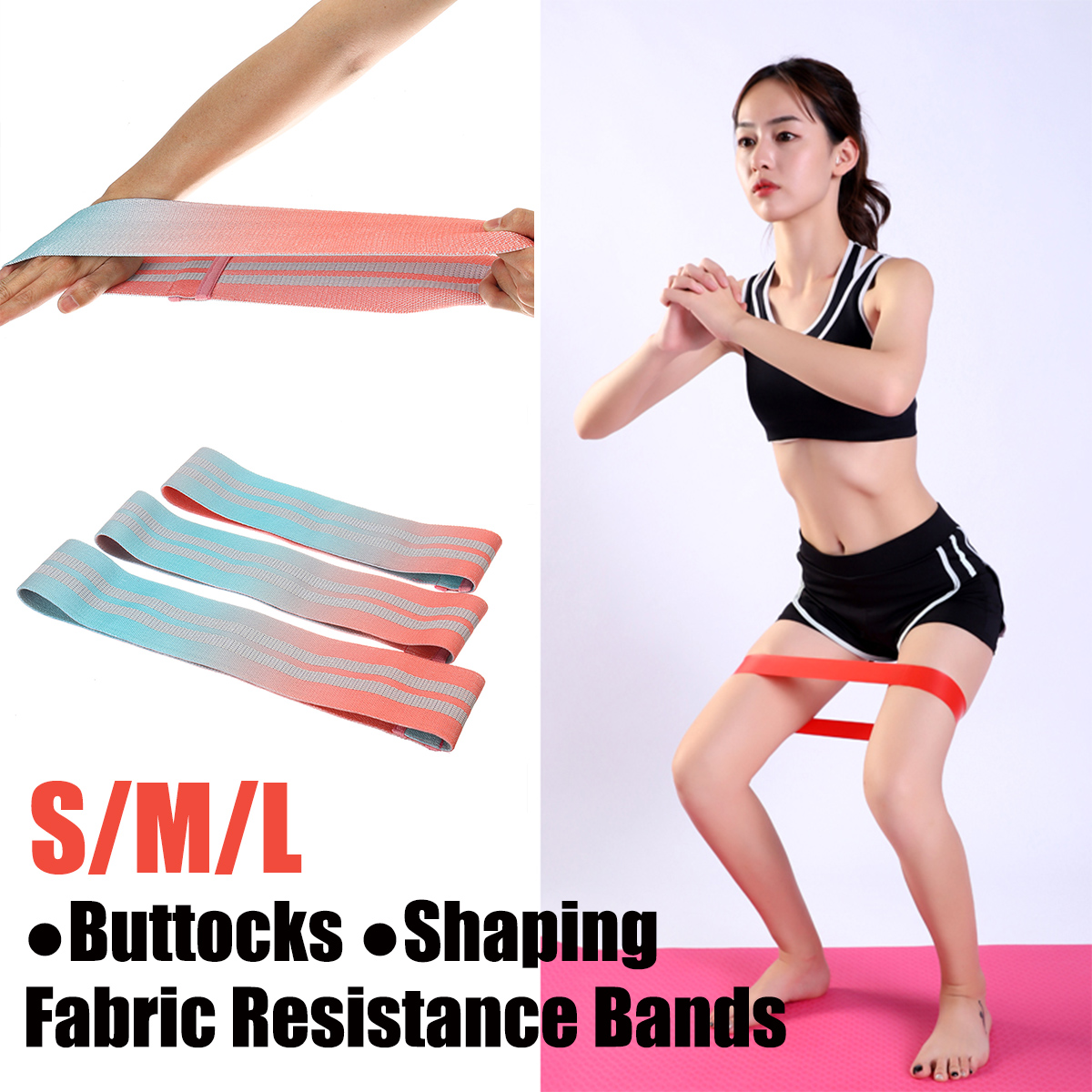 SML-Resistance-Bands-Leg-Squat-Yoga-Gym-Body-Exercise-Rotation-Non-Slip-Elastic-Band-1687319-2