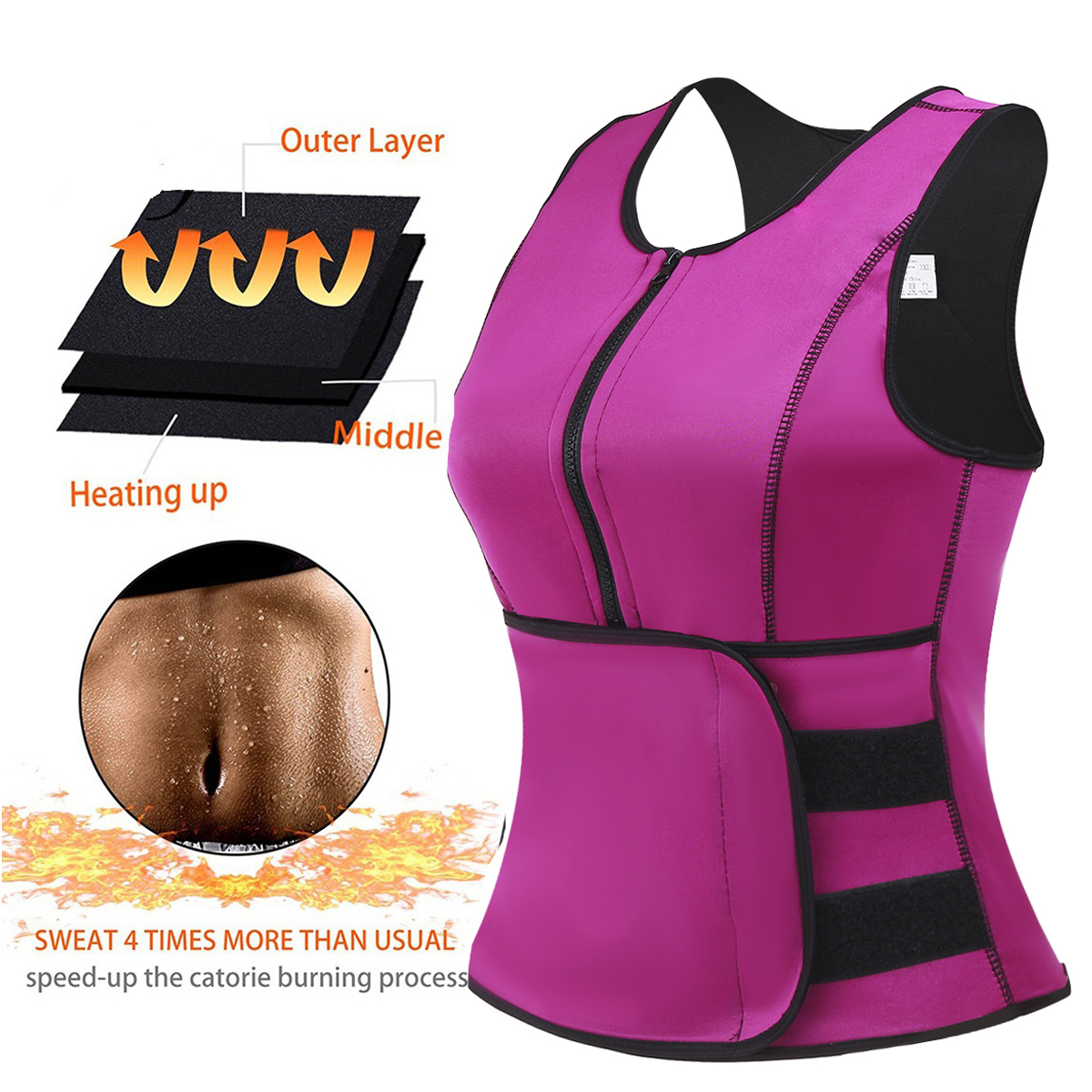 SMLXL2XL3XL-Sweat-Sauna-Body-Shaper-Women-Slimming-Vest-Thermo-Neoprene-Waist-Trainer-Belt-1632394-5