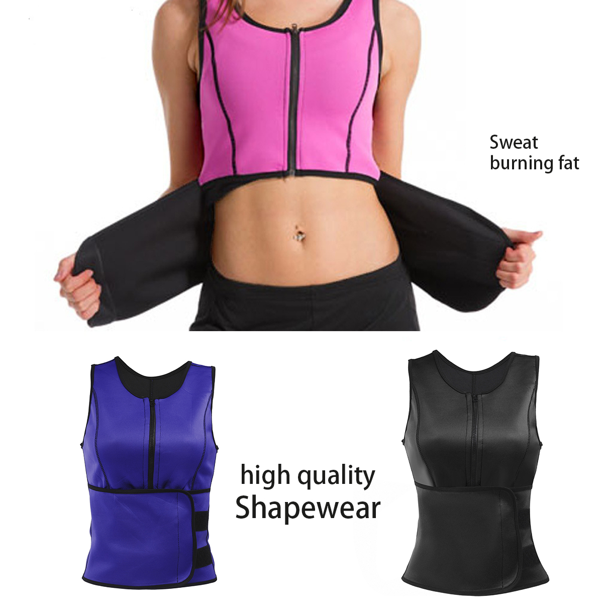SMLXL2XL3XL-Sweat-Sauna-Body-Shaper-Women-Slimming-Vest-Thermo-Neoprene-Waist-Trainer-Belt-1632394-8