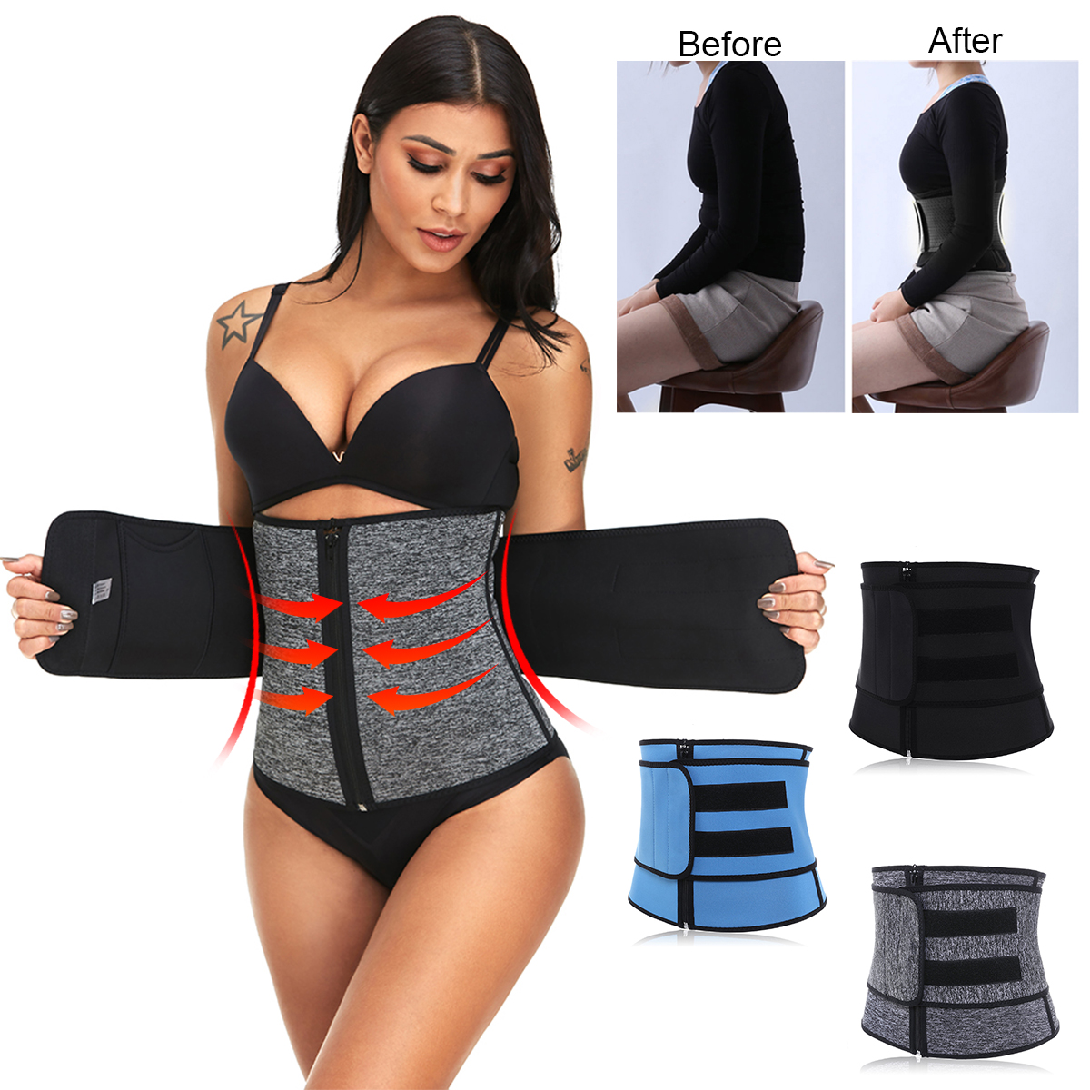 Sport-Women-Waist-Tummy-Girdle-Zipper-Belt-Corset-Body-Shaper-Trainer-Control-1412383-1