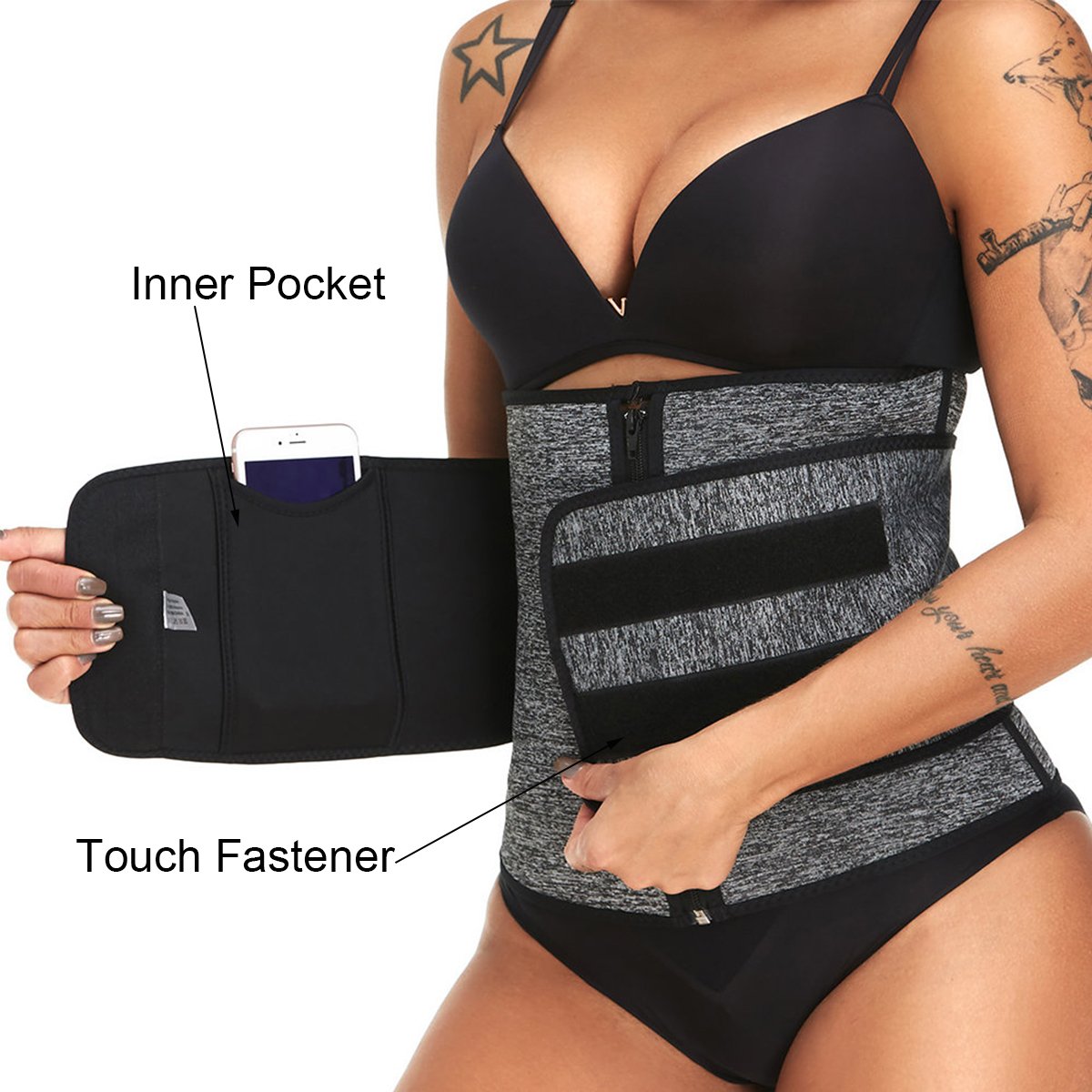 Sport-Women-Waist-Tummy-Girdle-Zipper-Belt-Corset-Body-Shaper-Trainer-Control-1412383-3