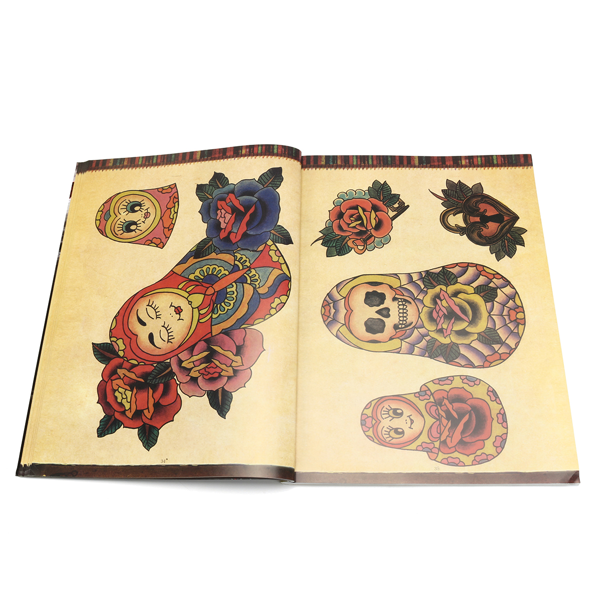 Traditional-Chinese-Traditional-Elements-Of-108-Pages-Of-Tattoo-Design-Flash-Book-1664910-11