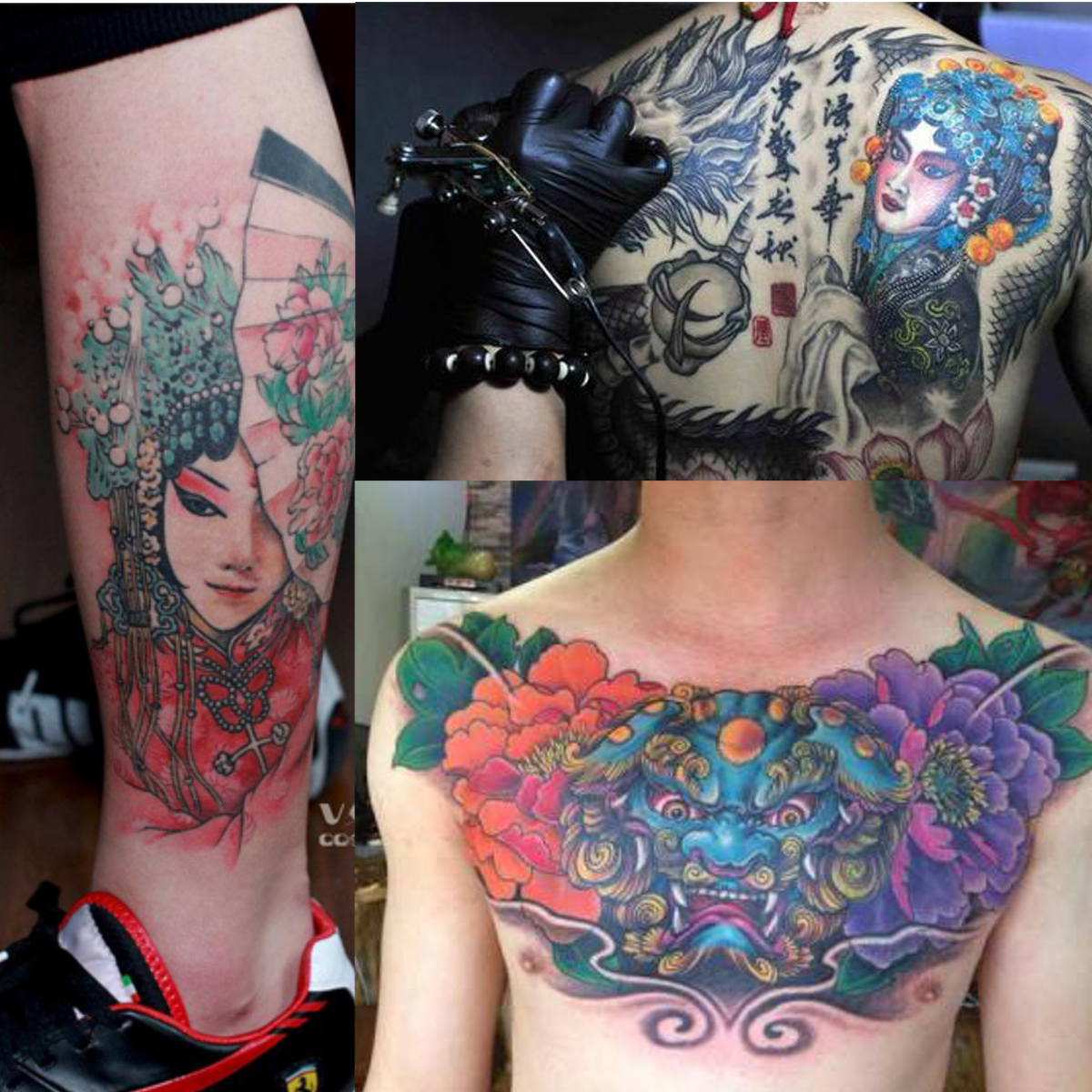 Traditional-Chinese-Traditional-Elements-Of-108-Pages-Of-Tattoo-Design-Flash-Book-1664910-3