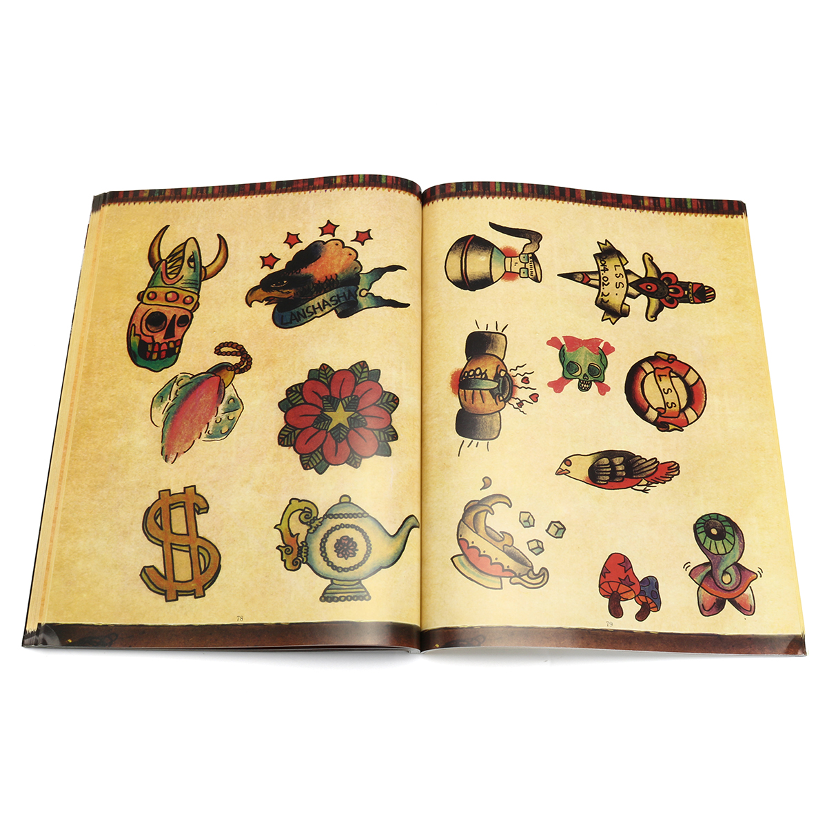 Traditional-Chinese-Traditional-Elements-Of-108-Pages-Of-Tattoo-Design-Flash-Book-1664910-8