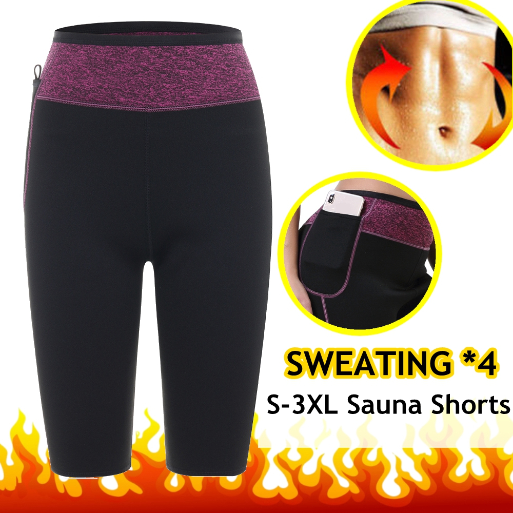 Women-Gym-Sauna-Shorts-Neoprene-Pants-Waist-Body-Shaper-Sweat-S-3XL-Sport-Soft-1536472-1