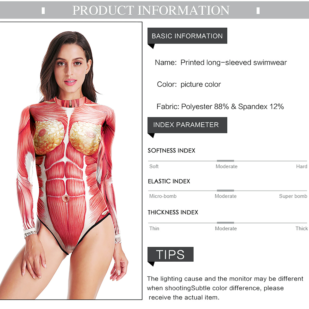 Womens-Human-Organs-Swimwear-Cosplay-Costume-Swimsuit-Bathing-Suit-Party-Clothes-1623848-3