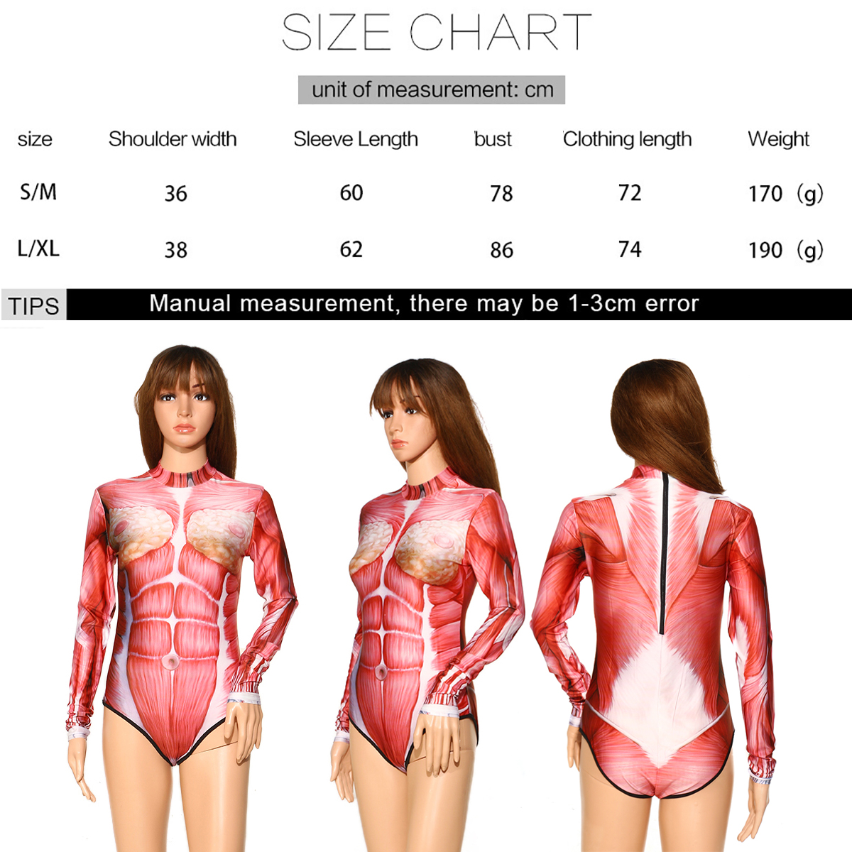 Womens-Human-Organs-Swimwear-Cosplay-Costume-Swimsuit-Bathing-Suit-Party-Clothes-1623848-4