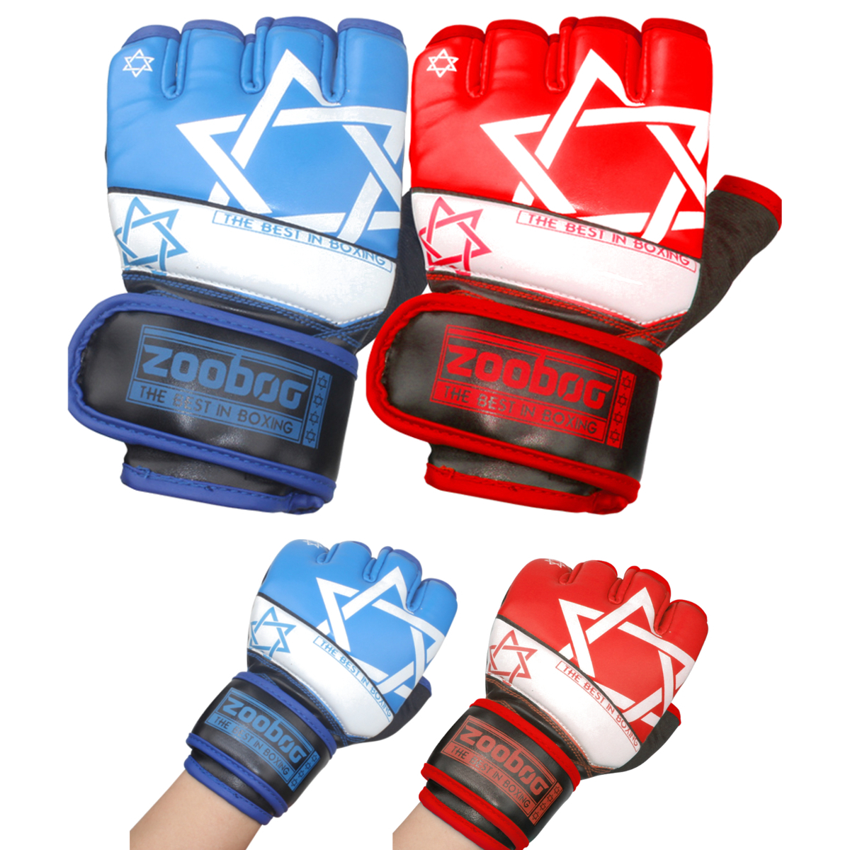 ZOOBOO-Boxing-Gloves-Training-Gloves-Sparring-Mitts-Slimming--Exercising-Boxing-Gloves-1637308-2