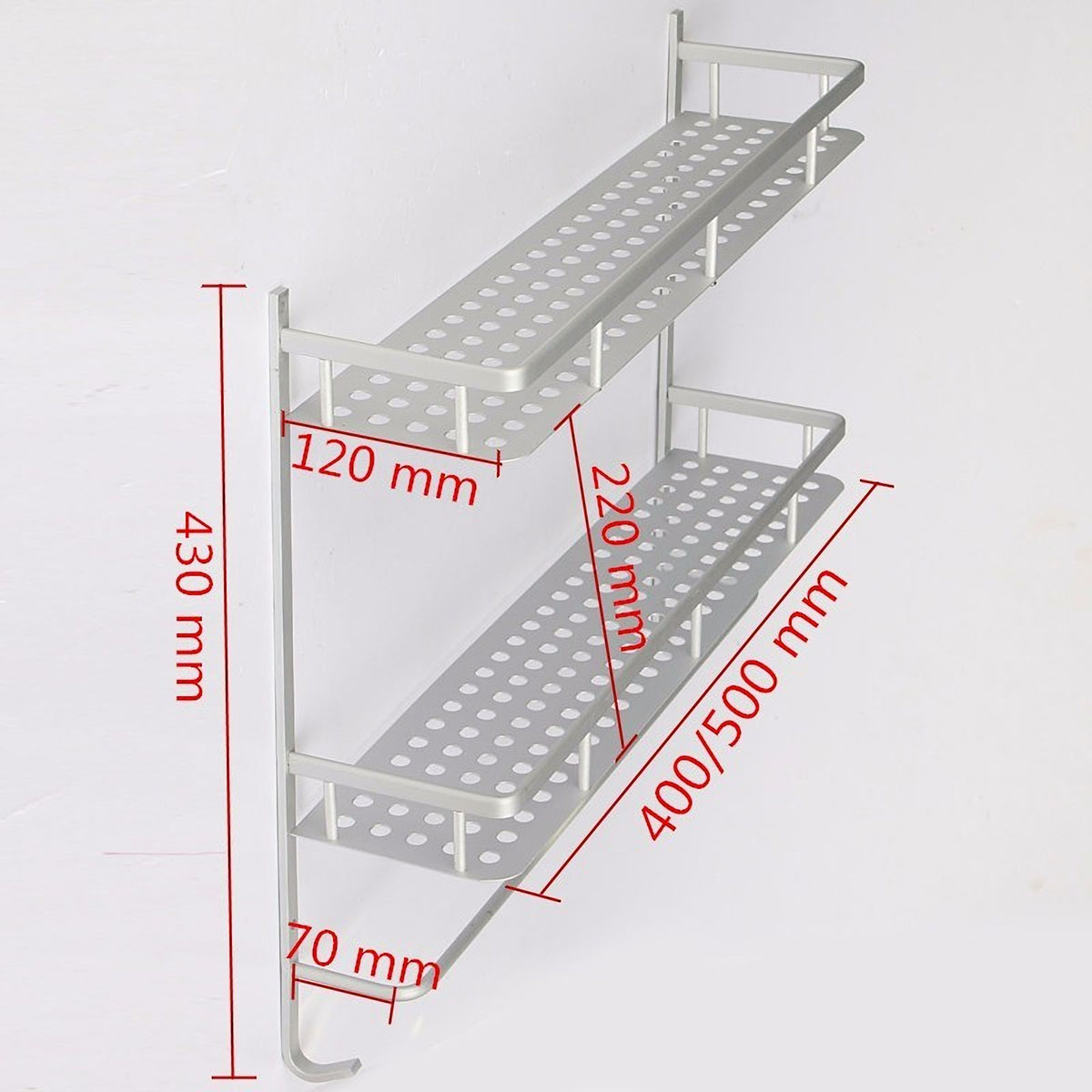 12-Layers-Bathroom-Wall-Mounted-Rack-Alumimum-Storage-Shelf-Towel-Bar-Holder-Hanger-Organizer-Shelf-1771304-2