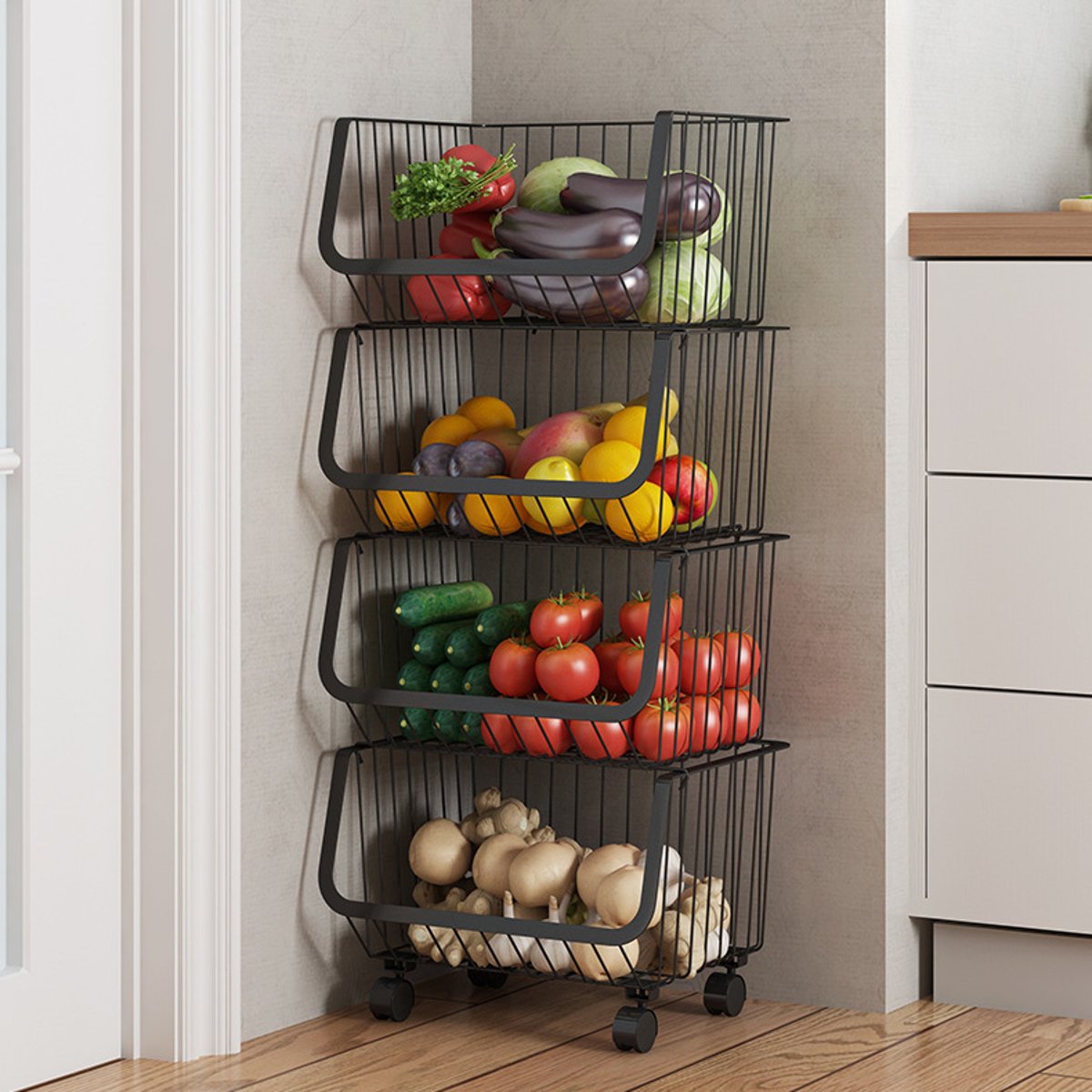 2345-Tiers-Kitchen-Storage-Racks-Bookshelf-Bathroom-Shelf-Space-Saving-Holder-Organizer-with-Wheels-1688853-8