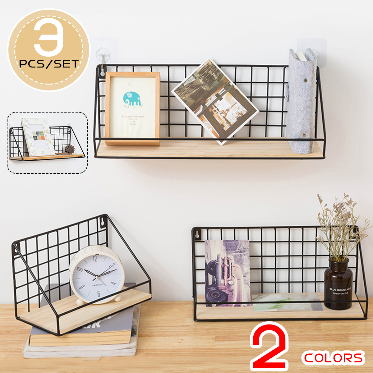 3-Piece-Set-Wall-Mounted-Shelf-Home-Bedroom-Wall-Decoration-Frame-Iron-Storage-Rack-Floating-Shelves-1761057-1