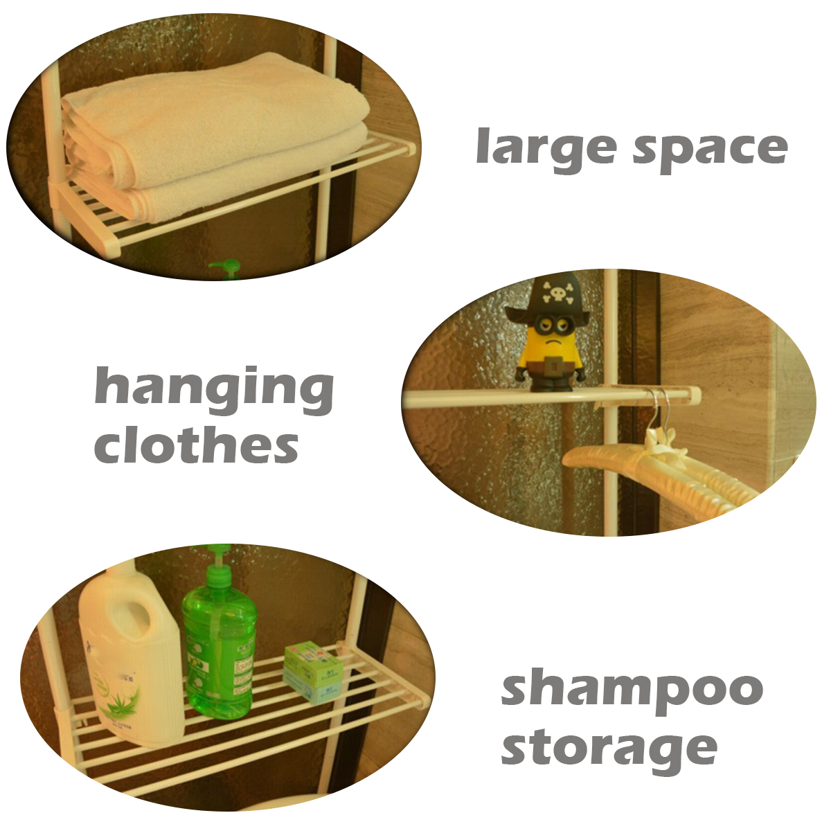 3-Tiers-Iron-Bathroom-Space-Saving-Storage-Shelf-Towel-Clothes-Storage-Rack-Bookshelf-Organizer-1643104-3