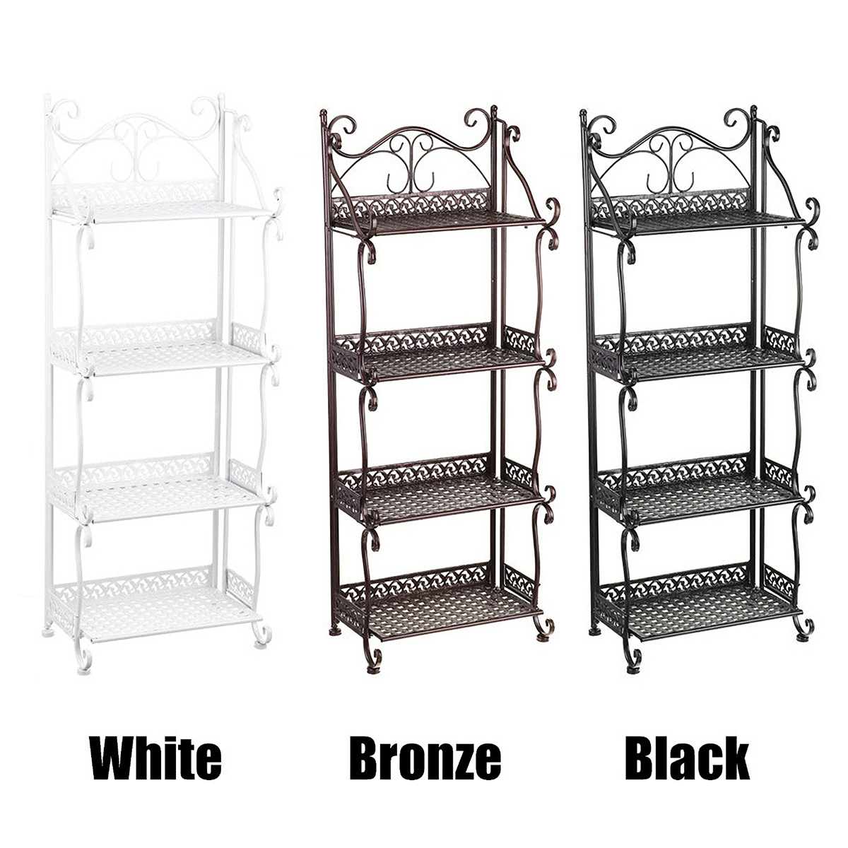 4-Layers-Iron-Storage-Rack-Modern-Simple-Bathroom-Floor-Shelf-Household-Shoe-Rack-Bookshelf-Storage--1757049-2